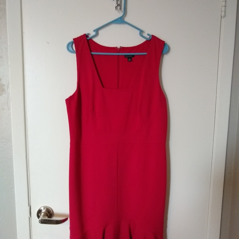 Ann Taylor red dress